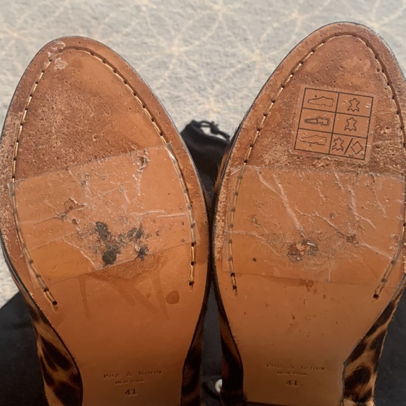 Rag and Bone Cheetah Print Boots - Picture 4 of 4